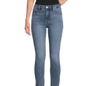 Good American Good Legs Distressed Skinny Jeans Women’s Size 6 / 28 Blue625